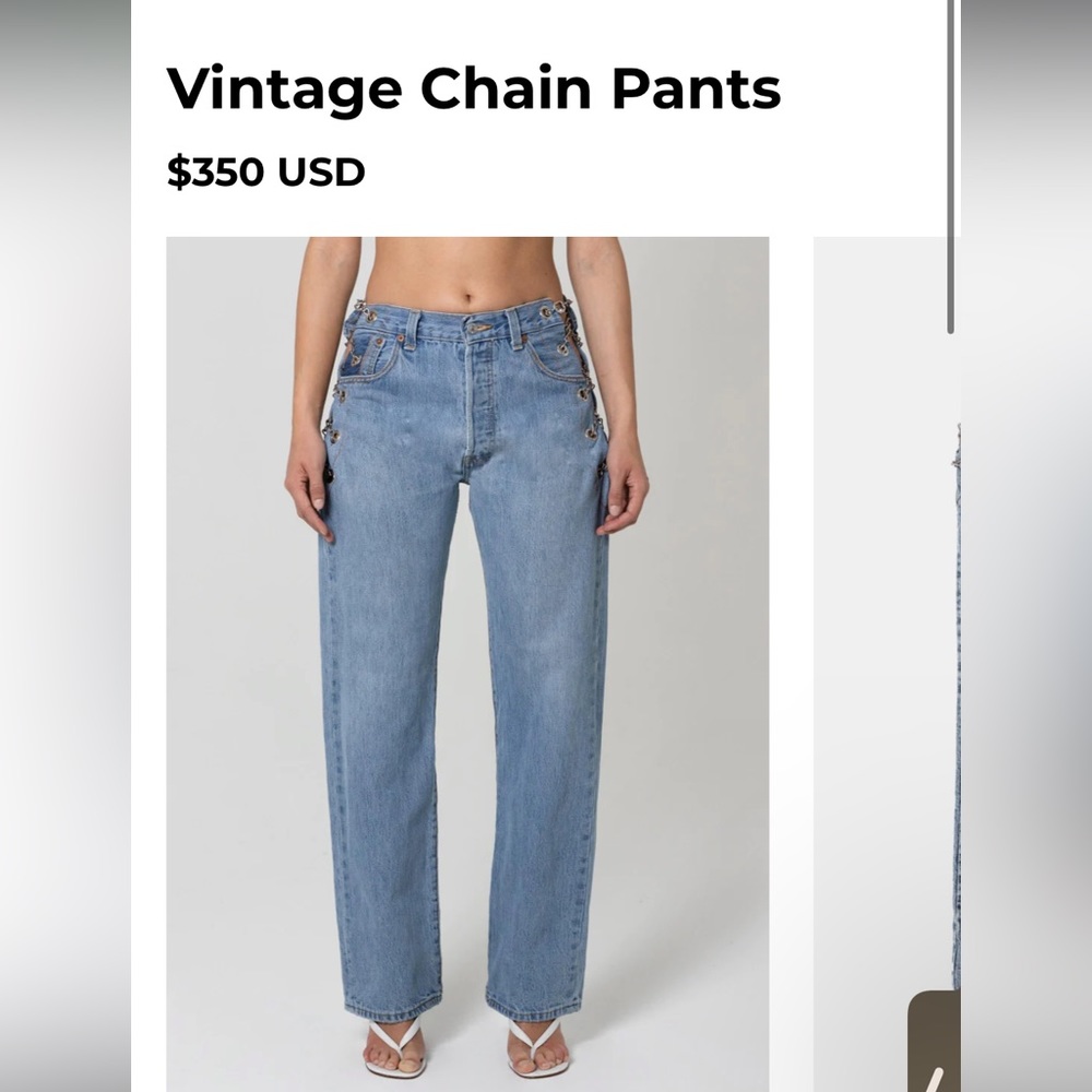 EB Denim Vintage Chain Pants